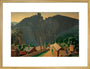Painting 'The Peak District - Peveril Castle' - L. Campbell Taylor A R A. art print large gold Art Print - Science Museum Shop