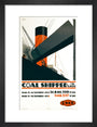 Poster, Coal Shipped on LNER art print small black Art Print - Science Museum Shop