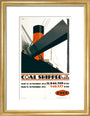 Poster, Coal Shipped on LNER art print small gold Art Print - Science Museum Shop