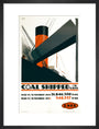 Poster, Coal Shipped on LNER art print medium black Art Print - Science Museum Shop