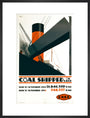 Poster, Coal Shipped on LNER art print large black Art Print - Science Museum Shop