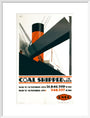 Poster, Coal Shipped on LNER art print large white Art Print - Science Museum Shop