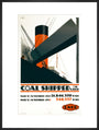 Poster, Coal Shipped on LNER art print extra large black Art Print - Science Museum Shop