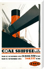 Poster, Coal Shipped on LNER stretched canvas large none Art Print - Science Museum Shop
