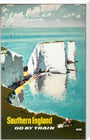 'Southern England, Go by Train', BR (SR) poster, 1960. stretched canvas extra large none Art Print - Science Museum Shop