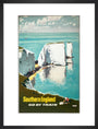 'Southern England, Go by Train', BR (SR) poster, 1960. art print medium black Art Print - Science Museum Shop