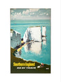 'Southern England, Go by Train', BR (SR) poster, 1960. art print large none Art Print - Science Museum Shop
