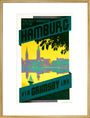 'Hamburg via Grimsby', LNER poster, c 1930s art print extra large gold Art Print - Science Museum Shop