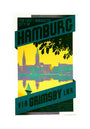 'Hamburg via Grimsby', LNER poster, c 1930s unstretched canvas medium none Art Print - Science Museum Shop