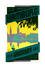 'Hamburg via Grimsby', LNER poster, c 1930s unstretched canvas extra large none Art Print - Science Museum Shop