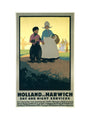 LNER poster. Holland via Harwich - Day & Night art print medium none Art Print - Science Museum Shop