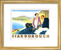 'Scarborough', LNER poster, 1932. art print extra small gold Art Print - Science Museum Shop