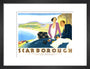 'Scarborough', LNER poster, 1932. art print small black Art Print - Science Museum Shop