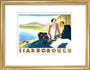 'Scarborough', LNER poster, 1932. art print small gold Art Print - Science Museum Shop