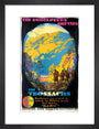 'The Booklovers' Britain: The Trossachs', LNER poster, 1927. art print small black Art Print - Science Museum Shop