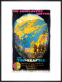 'The Booklovers' Britain: The Trossachs', LNER poster, 1927. art print extra large black Art Print - Science Museum Shop
