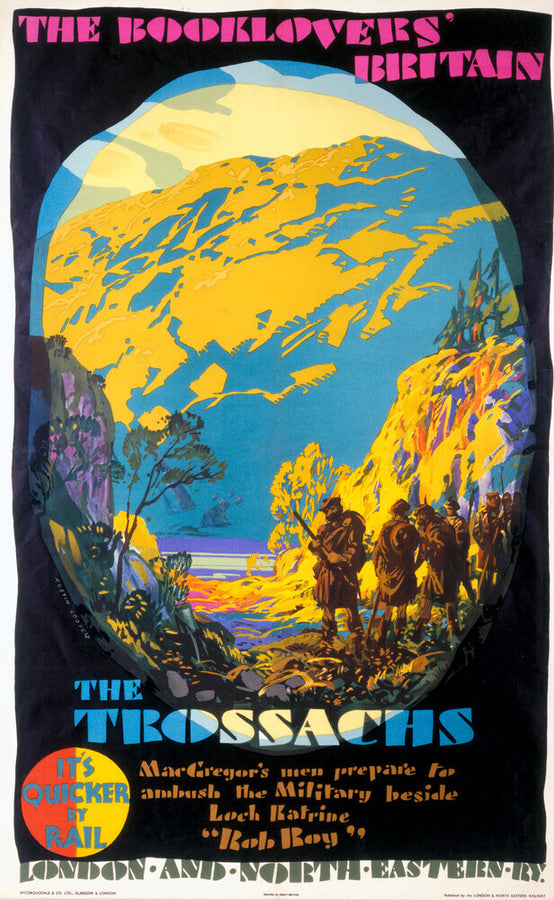 'The Booklovers' Britain: The Trossachs', LNER poster, 1927. Art Print - Science Museum Shop