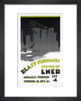 ‘Blast Furnaces Served by LNER’, LNER poster, 1926. art print extra small black Art Print - Science Museum Shop