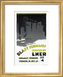 ‘Blast Furnaces Served by LNER’, LNER poster, 1926. art print extra small gold Art Print - Science Museum Shop