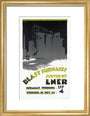 ‘Blast Furnaces Served by LNER’, LNER poster, 1926. art print small gold Art Print - Science Museum Shop