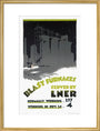 ‘Blast Furnaces Served by LNER’, LNER poster, 1926. art print large gold Art Print - Science Museum Shop