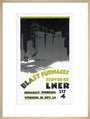 ‘Blast Furnaces Served by LNER’, LNER poster, 1926. art print large natural Art Print - Science Museum Shop