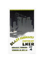 ‘Blast Furnaces Served by LNER’, LNER poster, 1926. unstretched canvas small none Art Print - Science Museum Shop