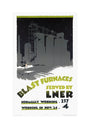 ‘Blast Furnaces Served by LNER’, LNER poster, 1926. unstretched canvas medium none Art Print - Science Museum Shop