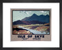 ‘Isle of Skye’, LNER poster, 1923-1947. art print extra small black Art Print - Science Museum Shop