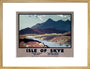‘Isle of Skye’, LNER poster, 1923-1947. art print large gold Art Print - Science Museum Shop