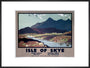 ‘Isle of Skye’, LNER poster, 1923-1947. art print extra large black Art Print - Science Museum Shop