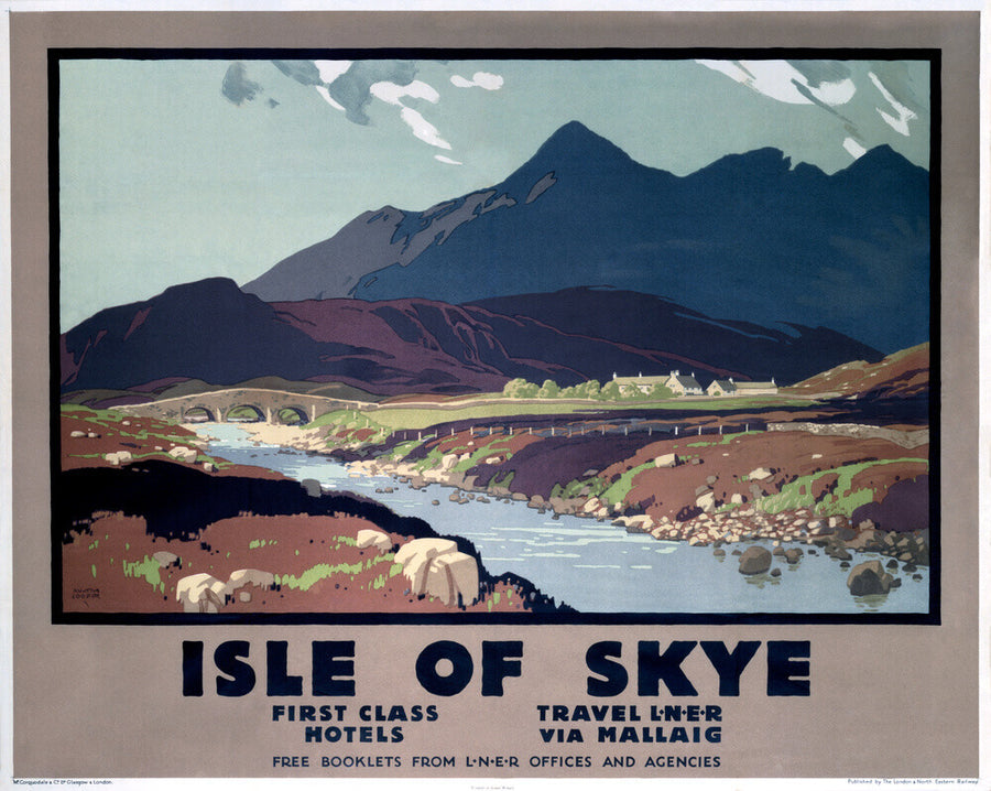 ‘Isle of Skye’, LNER poster, 1923-1947. Art Print - Science Museum Shop
