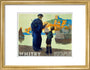 'Whitby', LNER poster, 1923. art print small gold Art Print - Science Museum Shop