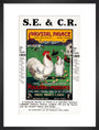 SECR poster, 1921. art print medium black Art Print - Science Museum Shop