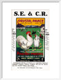SECR poster, 1921. art print medium white Art Print - Science Museum Shop