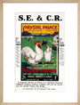 SECR poster, 1921. art print medium natural Art Print - Science Museum Shop