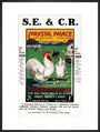SECR poster, 1921. art print extra large black Art Print - Science Museum Shop