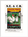 SECR poster, 1921. art print extra large white Art Print - Science Museum Shop