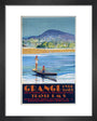 ‘Grange over Sands’, LMS poster, 1923-1947. art print extra small black Art Print - Science Museum Shop