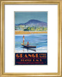 ‘Grange over Sands’, LMS poster, 1923-1947. art print extra small gold Art Print - Science Museum Shop