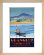 ‘Grange over Sands’, LMS poster, 1923-1947. art print extra small natural Art Print - Science Museum Shop