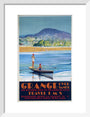 ‘Grange over Sands’, LMS poster, 1923-1947. art print small white Art Print - Science Museum Shop