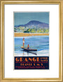 ‘Grange over Sands’, LMS poster, 1923-1947. art print small gold Art Print - Science Museum Shop