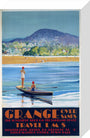 ‘Grange over Sands’, LMS poster, 1923-1947. stretched canvas small none Art Print - Science Museum Shop