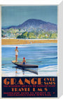 ‘Grange over Sands’, LMS poster, 1923-1947. stretched canvas medium none Art Print - Science Museum Shop