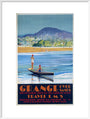 ‘Grange over Sands’, LMS poster, 1923-1947. art print extra large white Art Print - Science Museum Shop
