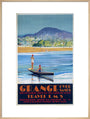 ‘Grange over Sands’, LMS poster, 1923-1947. art print extra large natural Art Print - Science Museum Shop