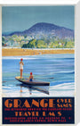 ‘Grange over Sands’, LMS poster, 1923-1947. stretched canvas large none Art Print - Science Museum Shop