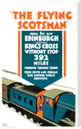 The Flying Scotsman', LNER poster, 1923-1947. stretched canvas extra large none Art Print - Science Museum Shop