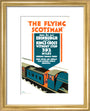 The Flying Scotsman', LNER poster, 1923-1947. art print extra small gold Art Print - Science Museum Shop